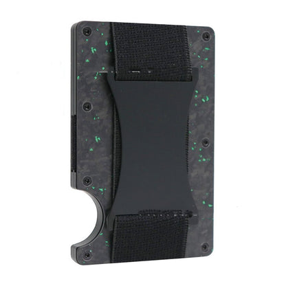 Metal Carbon Fiber Wallet Anti-theft Brush