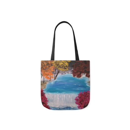 Canvas Tote Bag, Descending Waters Art