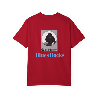 T Shirt Blues Rocks guitar