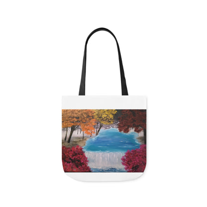 Canvas Tote Bag, Descending Waters Art