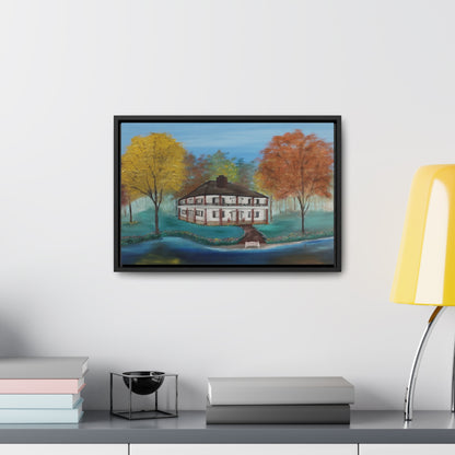 Estate On The Lake  - Gallery Canvas Wraps, Horizontal Frame