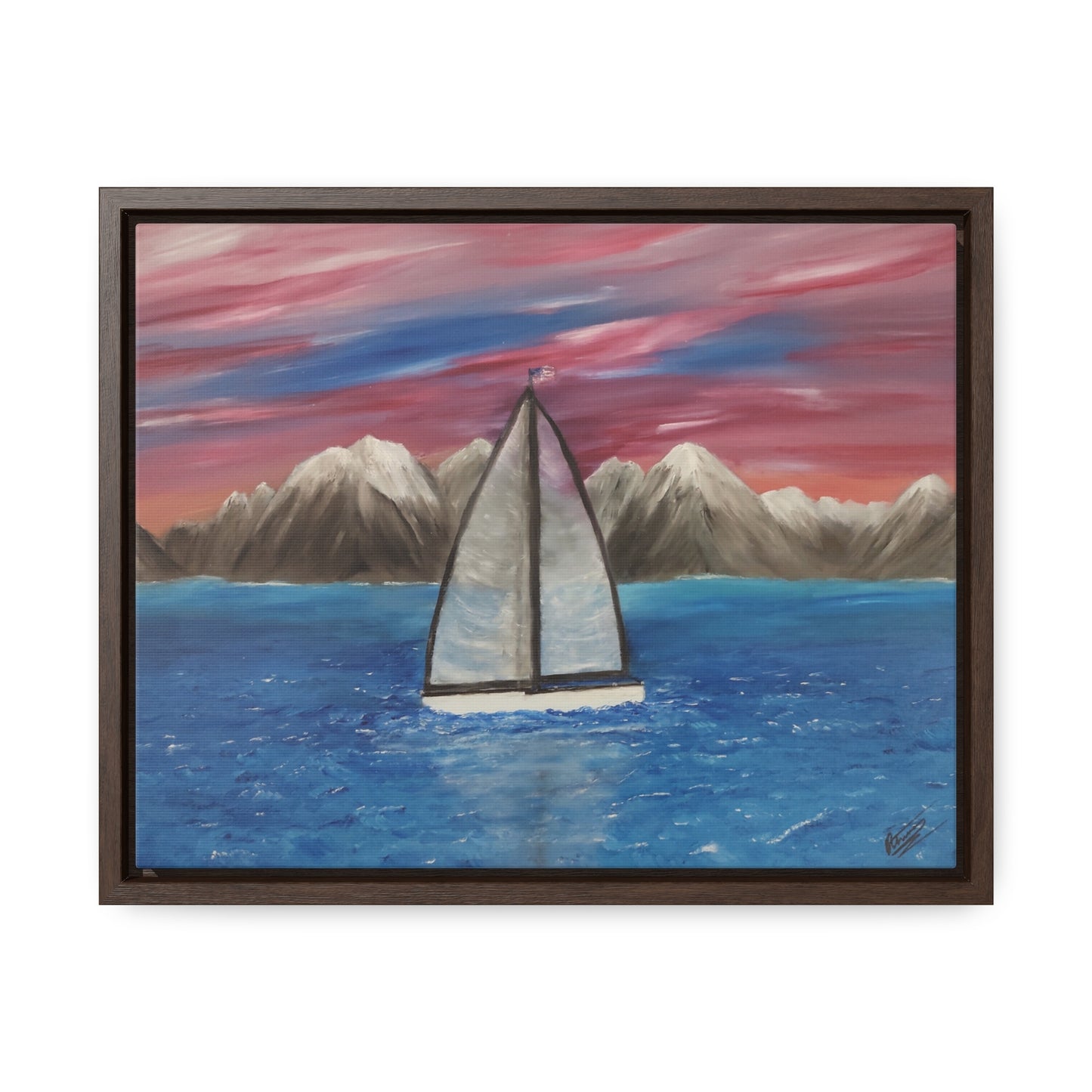 Transparent Sail - Gallery Canvas Wraps, Horizontal Frame