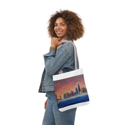 Canvas Tote Bag, San Francisco Bay Art