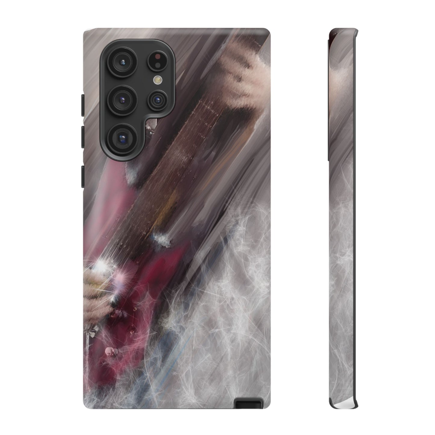 Red Guitar Phone Case - Tough and Stylish Protection