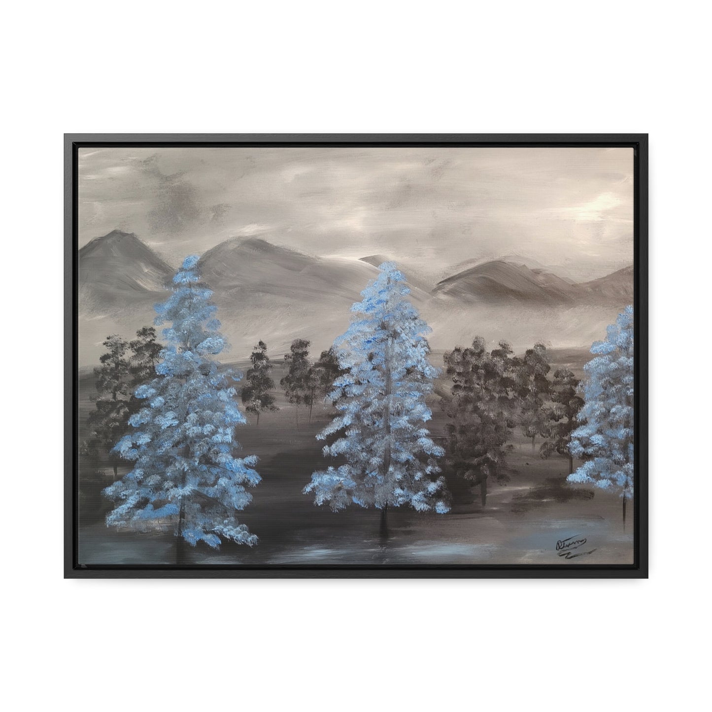 Valley Of Trees - Gallery Canvas Wraps, Horizontal Frame