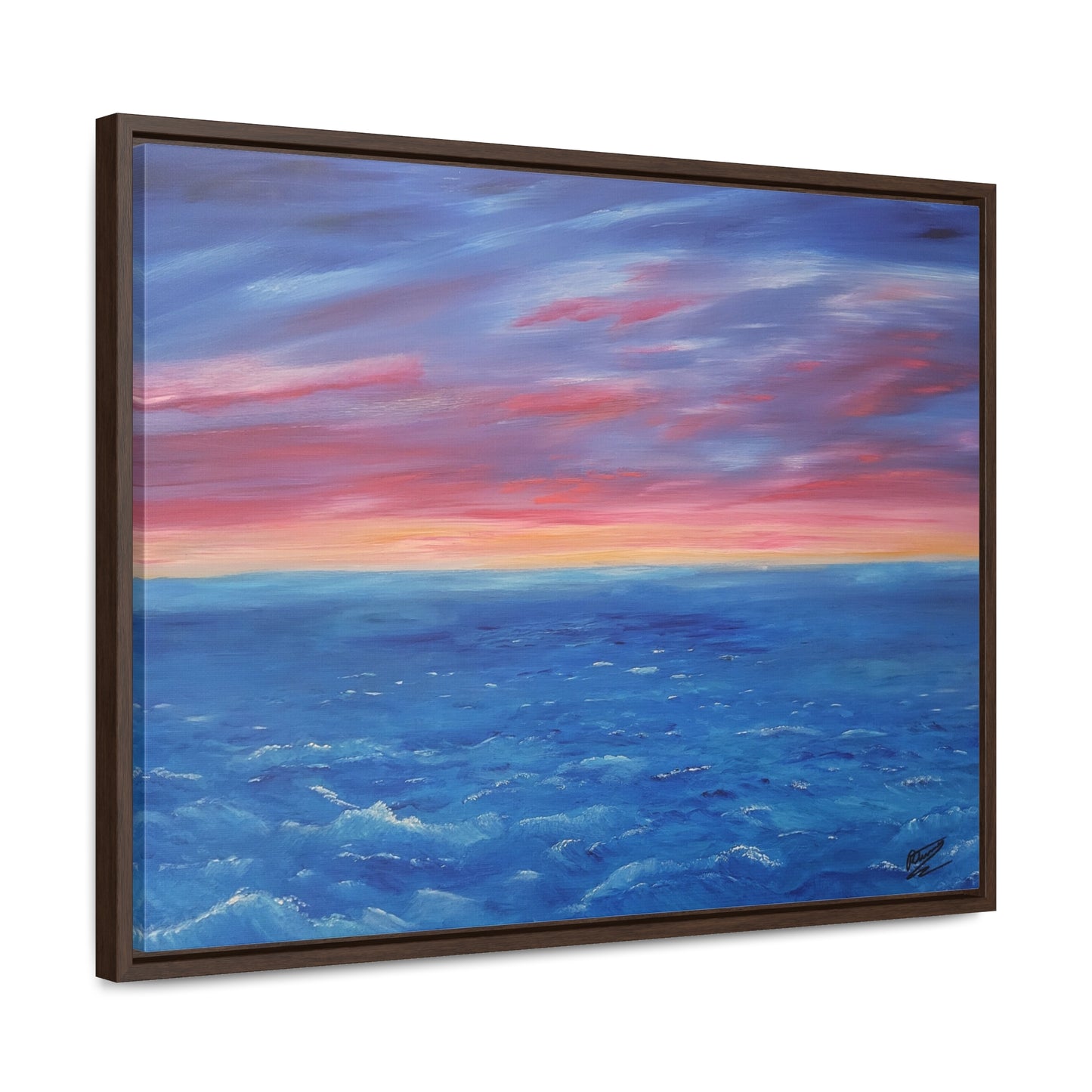 High Seas Sunset - Gallery Canvas Wraps, Horizontal Frame