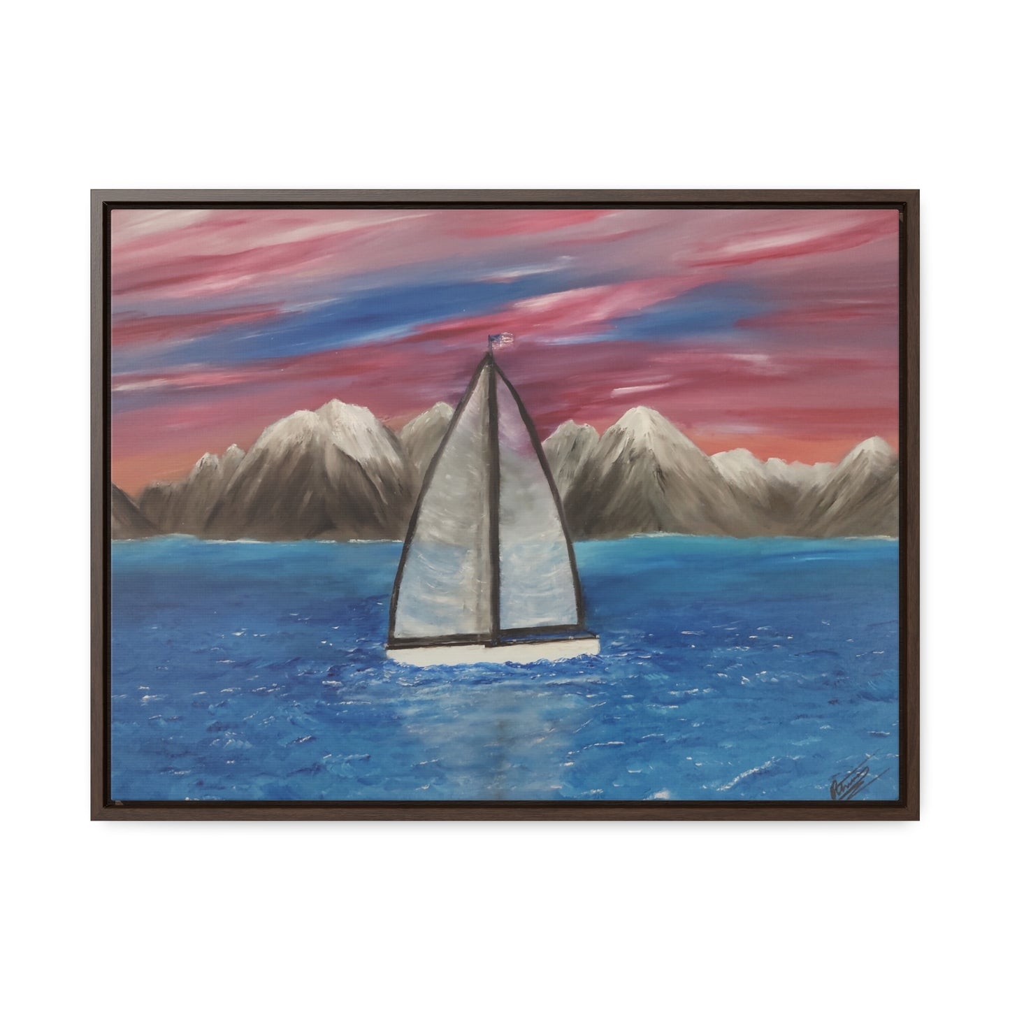 Transparent Sail - Gallery Canvas Wraps, Horizontal Frame