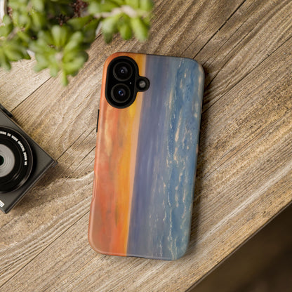 Artistic Ocean Sunset Phone Case - Tough and Stylish Protection