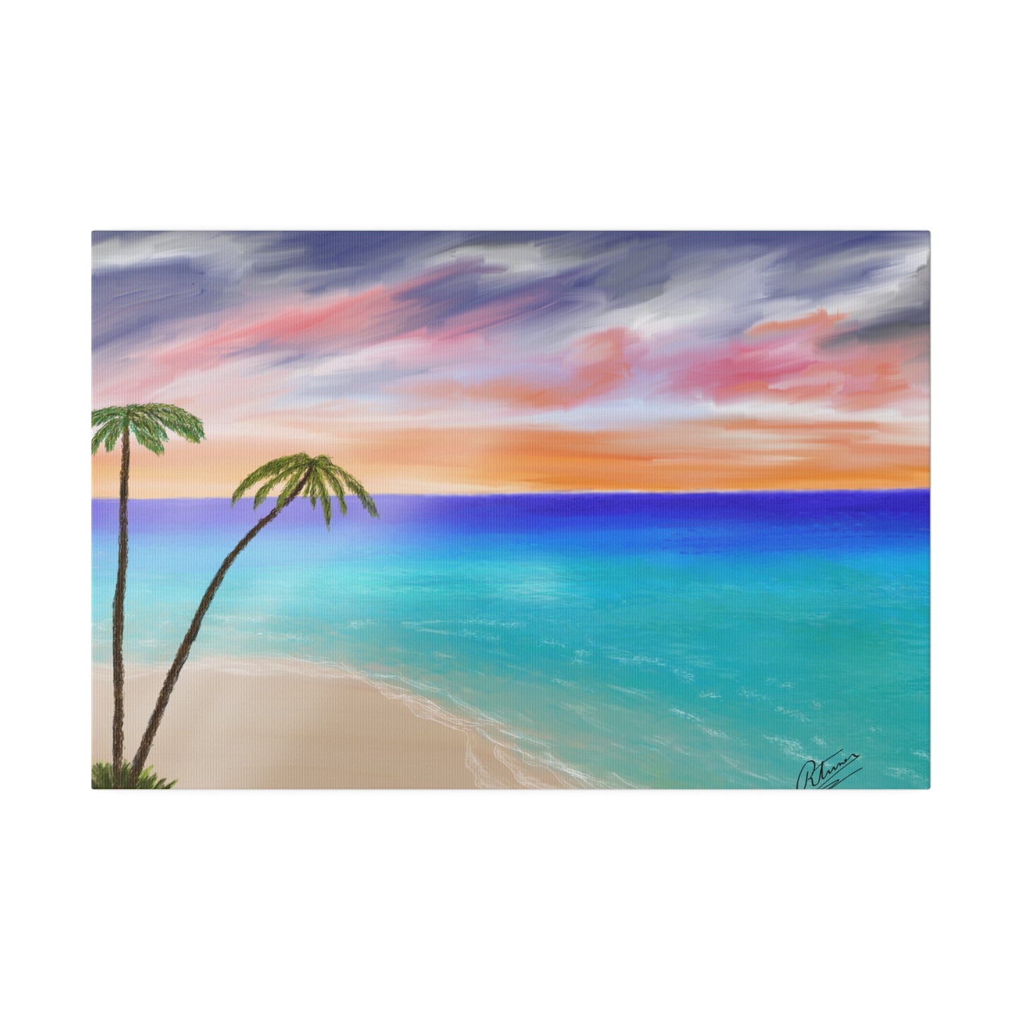 Tropical Haven Matte Canvas, Stretched, 0.75"