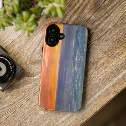 Artistic Ocean Sunset Phone Case - Tough and Stylish Protection