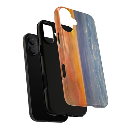 Artistic Ocean Sunset Phone Case - Tough and Stylish Protection