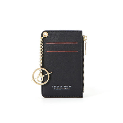 Cute personality Mini slim card cover simple zero wallet