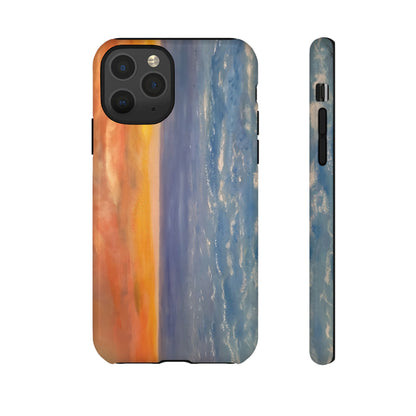 Artistic Ocean Sunset Phone Case - Tough and Stylish Protection