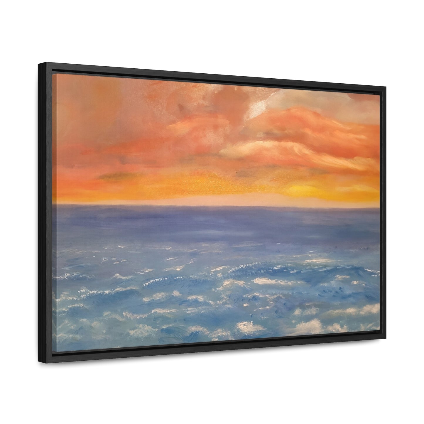 Troubled Sea - Gallery Canvas Wraps, Horizontal Frame