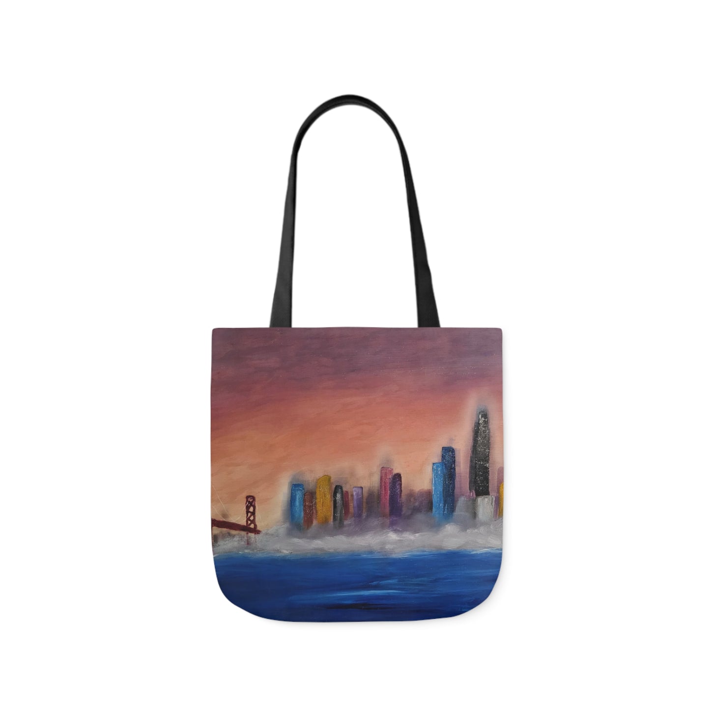 Canvas Tote Bag, San Francisco Bay Art