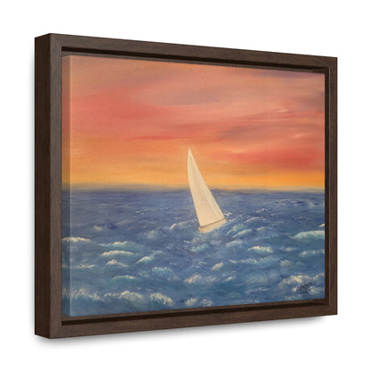 Sailing The Open Sea  - Gallery Canvas Wraps, Horizontal Frame