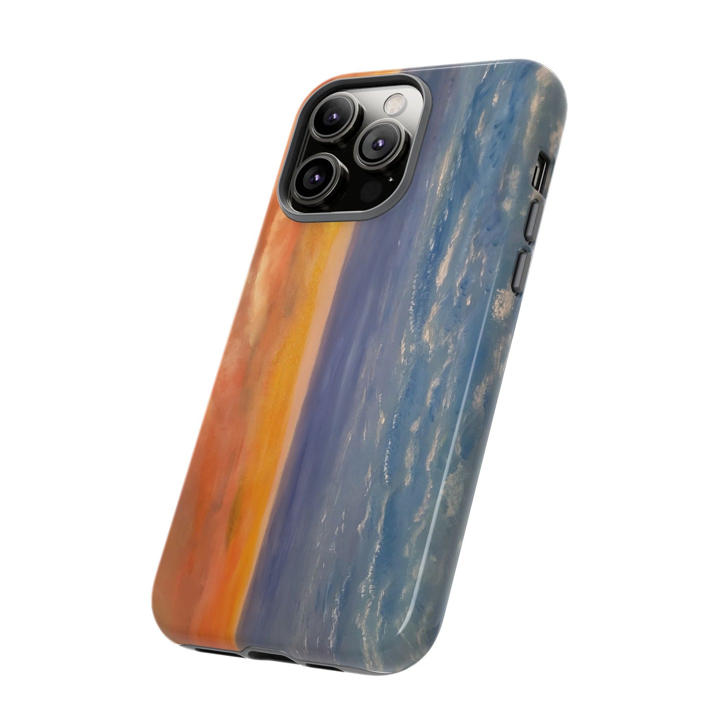 Artistic Ocean Sunset Phone Case - Tough and Stylish Protection