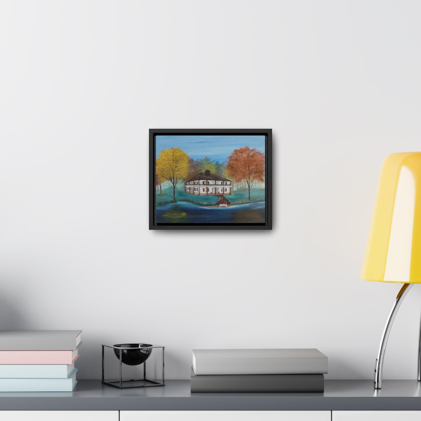 Estate On The Lake  - Gallery Canvas Wraps, Horizontal Frame