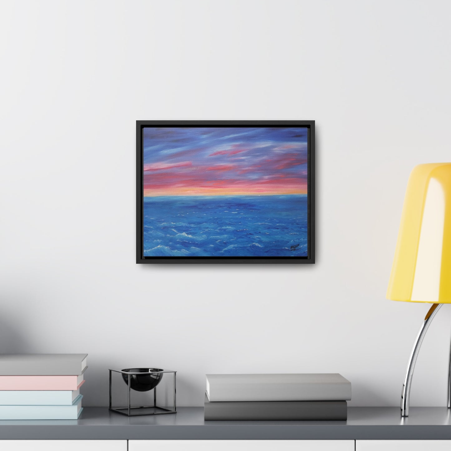 High Seas Sunset - Gallery Canvas Wraps, Horizontal Frame