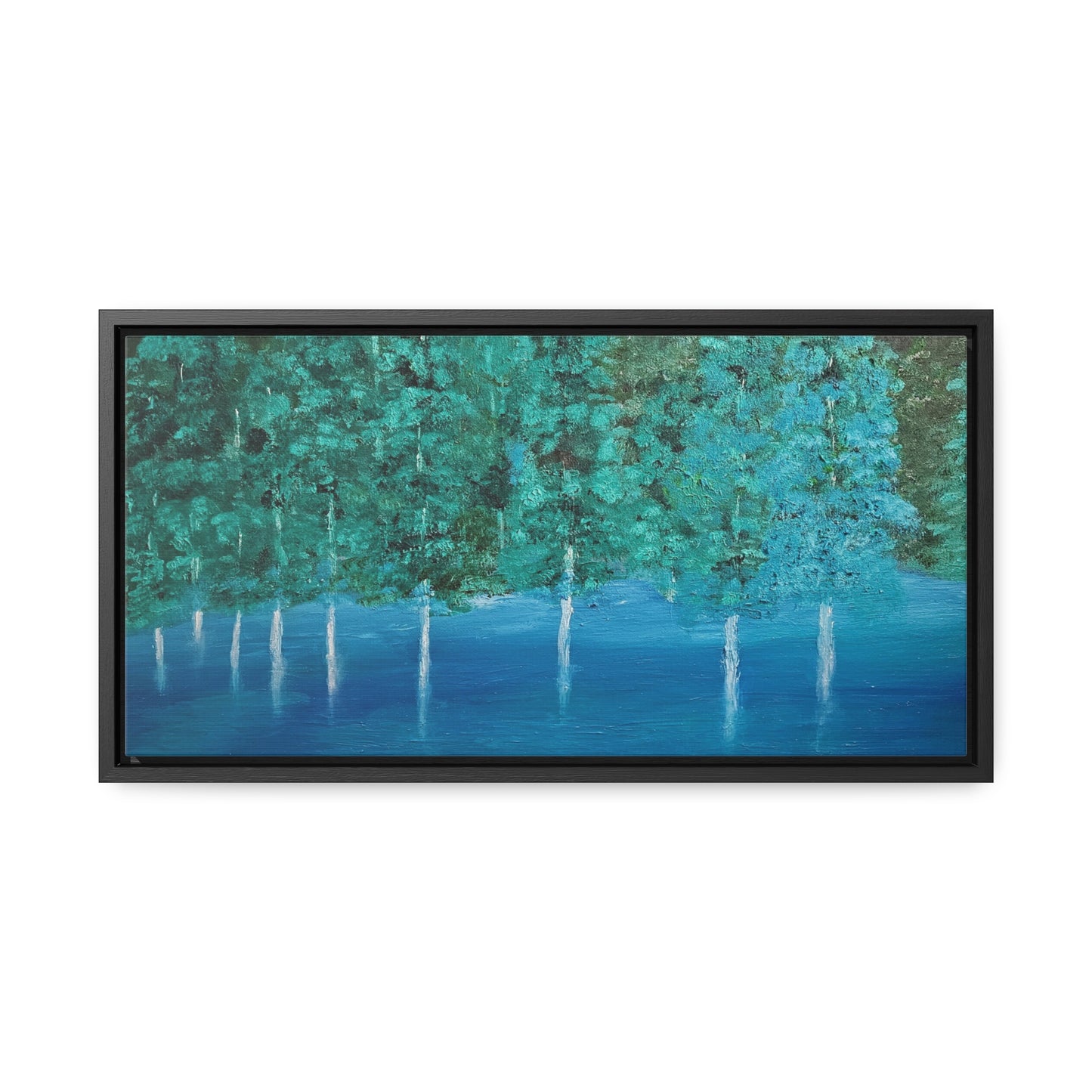 Emerald Cove  - Gallery Canvas Wraps, Horizontal Frame