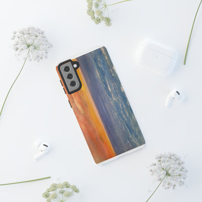 Artistic Ocean Sunset Phone Case - Tough and Stylish Protection