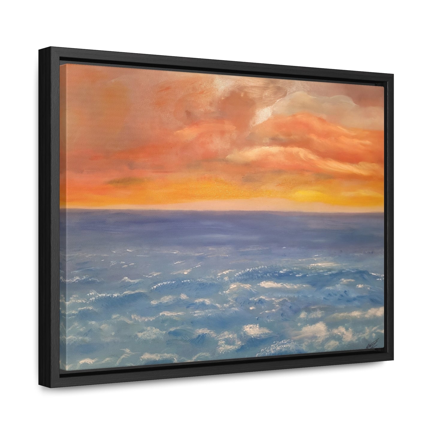 Troubled Sea - Gallery Canvas Wraps, Horizontal Frame