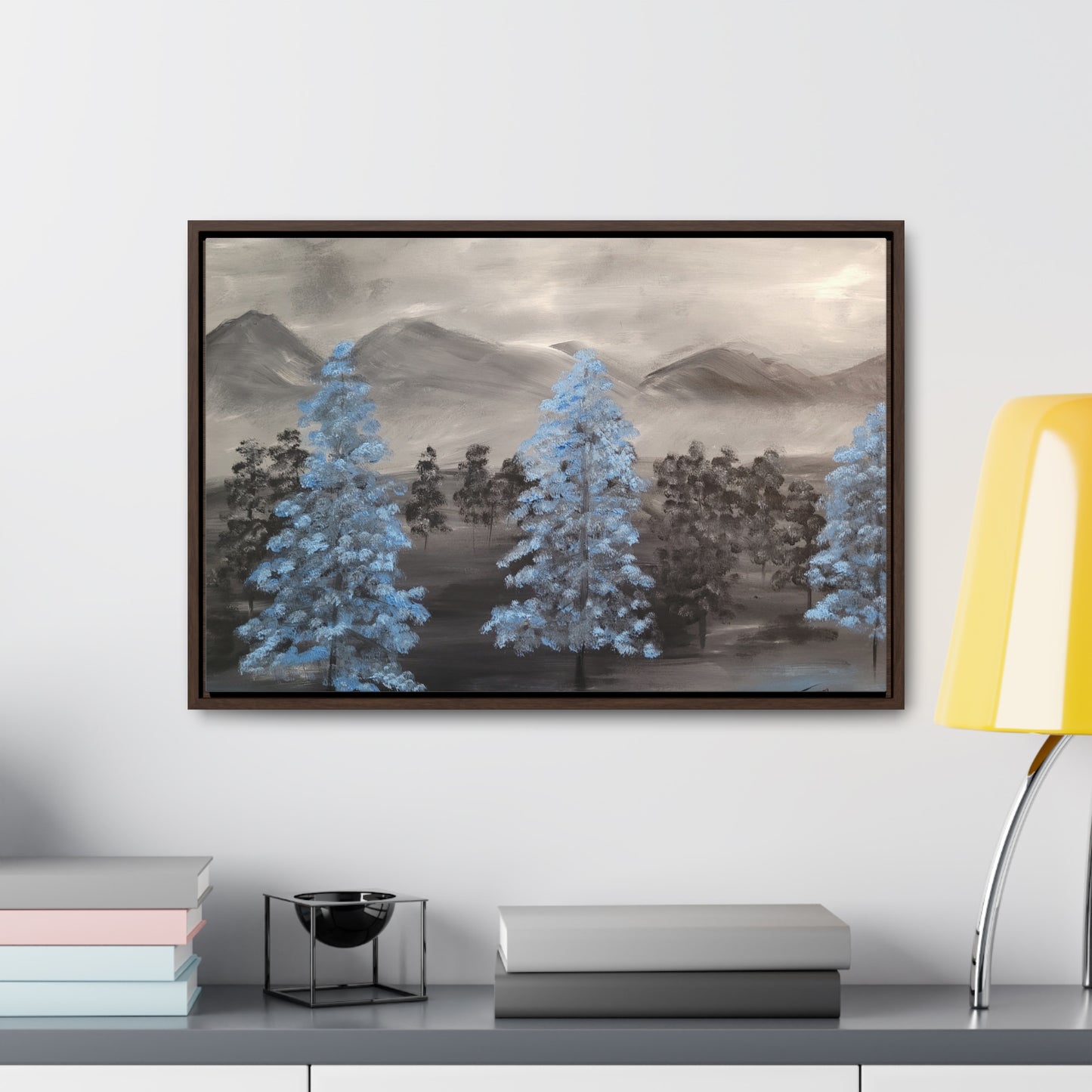 Valley Of Trees - Gallery Canvas Wraps, Horizontal Frame