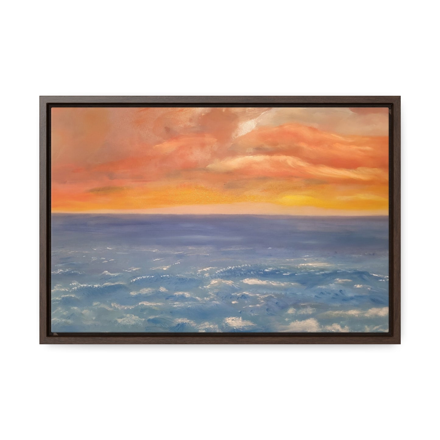 Troubled Sea - Gallery Canvas Wraps, Horizontal Frame