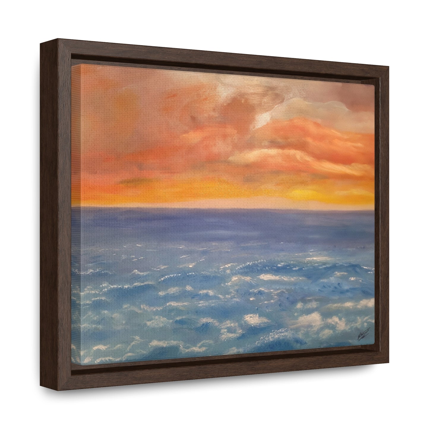 Troubled Sea - Gallery Canvas Wraps, Horizontal Frame