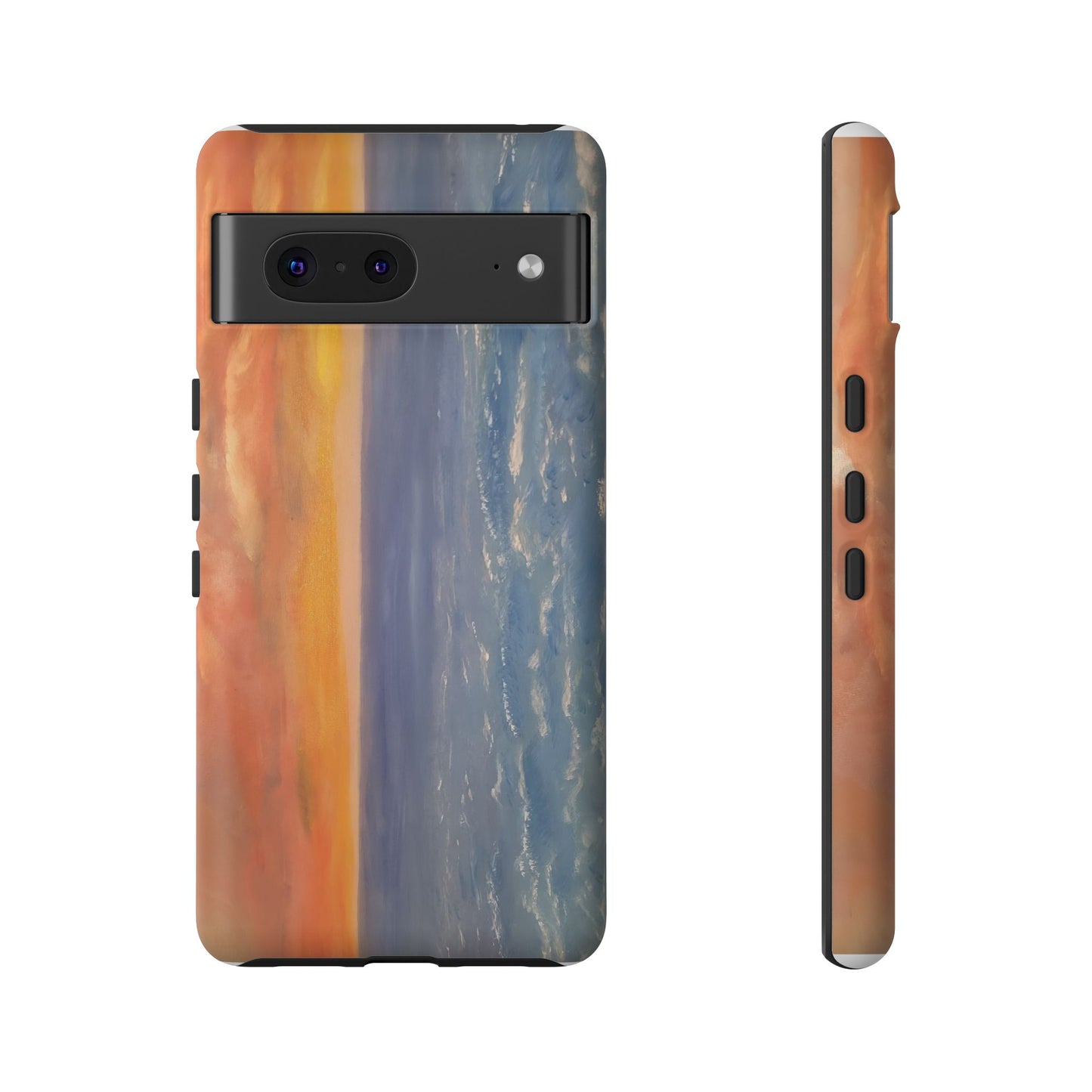 Artistic Ocean Sunset Phone Case - Tough and Stylish Protection