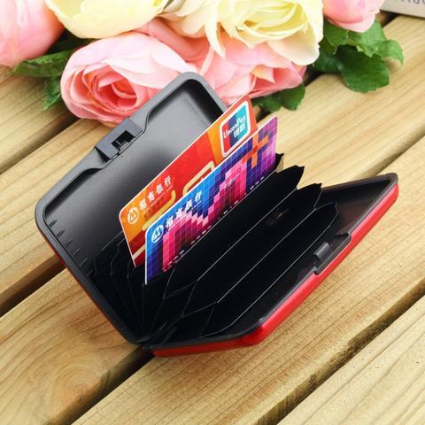 Magnetic Pocket Waterproof Business ID Credit Card Wallet Holder Case