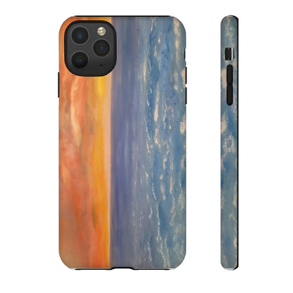 Artistic Ocean Sunset Phone Case - Tough and Stylish Protection