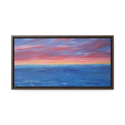 High Seas Sunset - Gallery Canvas Wraps, Horizontal Frame