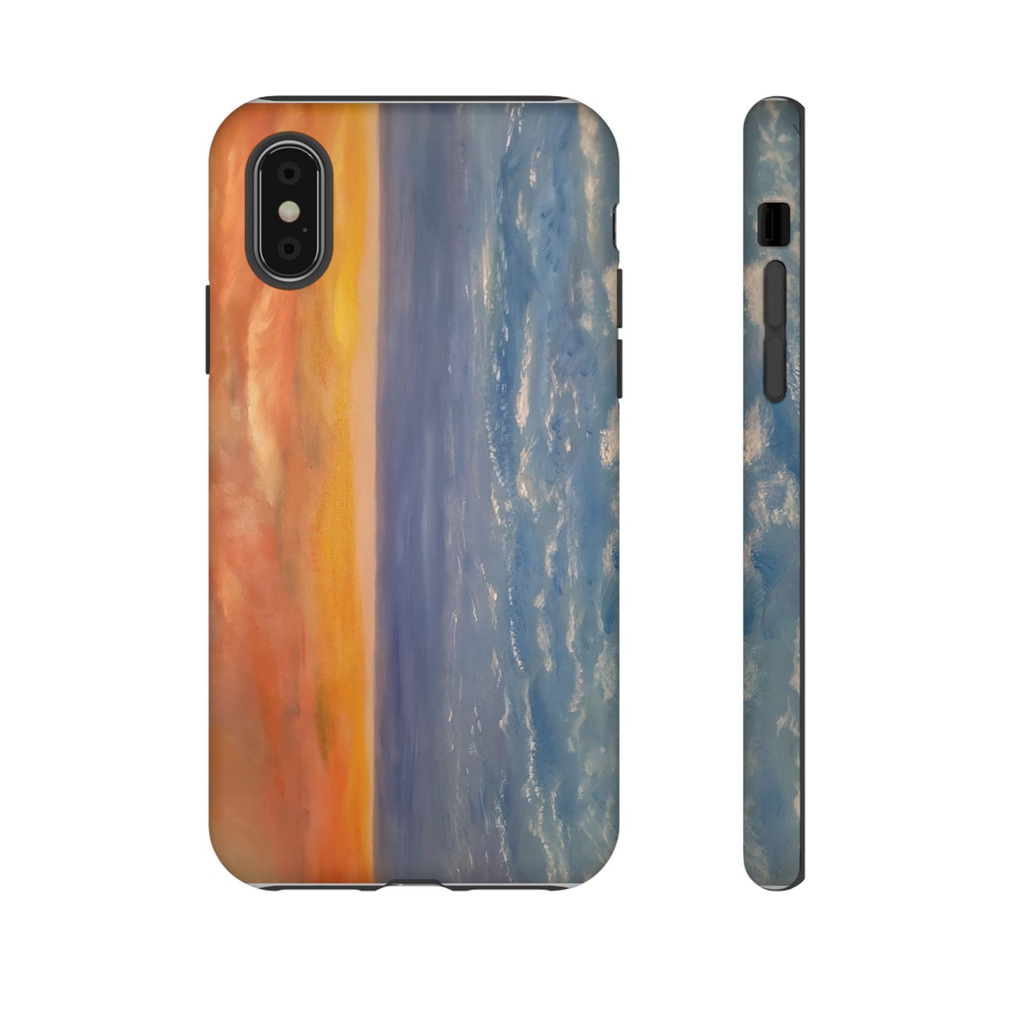 Artistic Ocean Sunset Phone Case - Tough and Stylish Protection