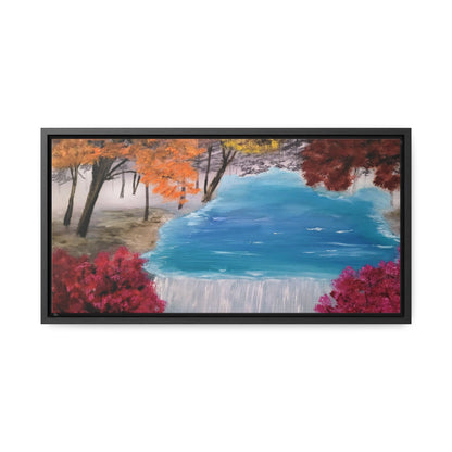 Descending Waters - Gallery Canvas Wraps, Horizontal Frame