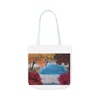 Canvas Tote Bag, Descending Waters Art