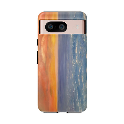 Artistic Ocean Sunset Phone Case - Tough and Stylish Protection