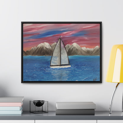 Transparent Sail - Gallery Canvas Wraps, Horizontal Frame