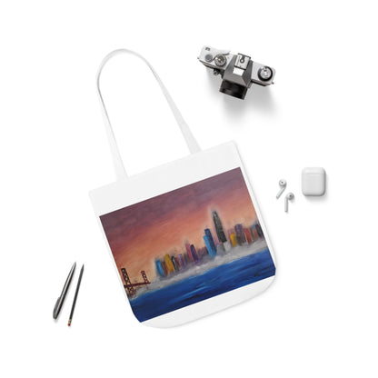 Canvas Tote Bag, San Francisco Bay Art