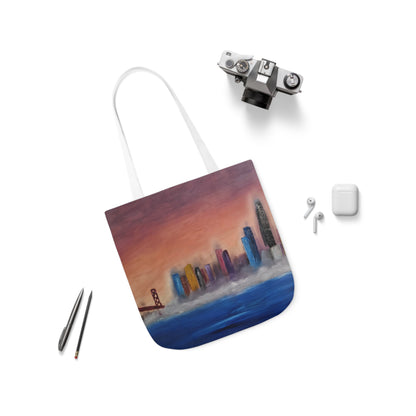 Canvas Tote Bag, San Francisco Bay Art