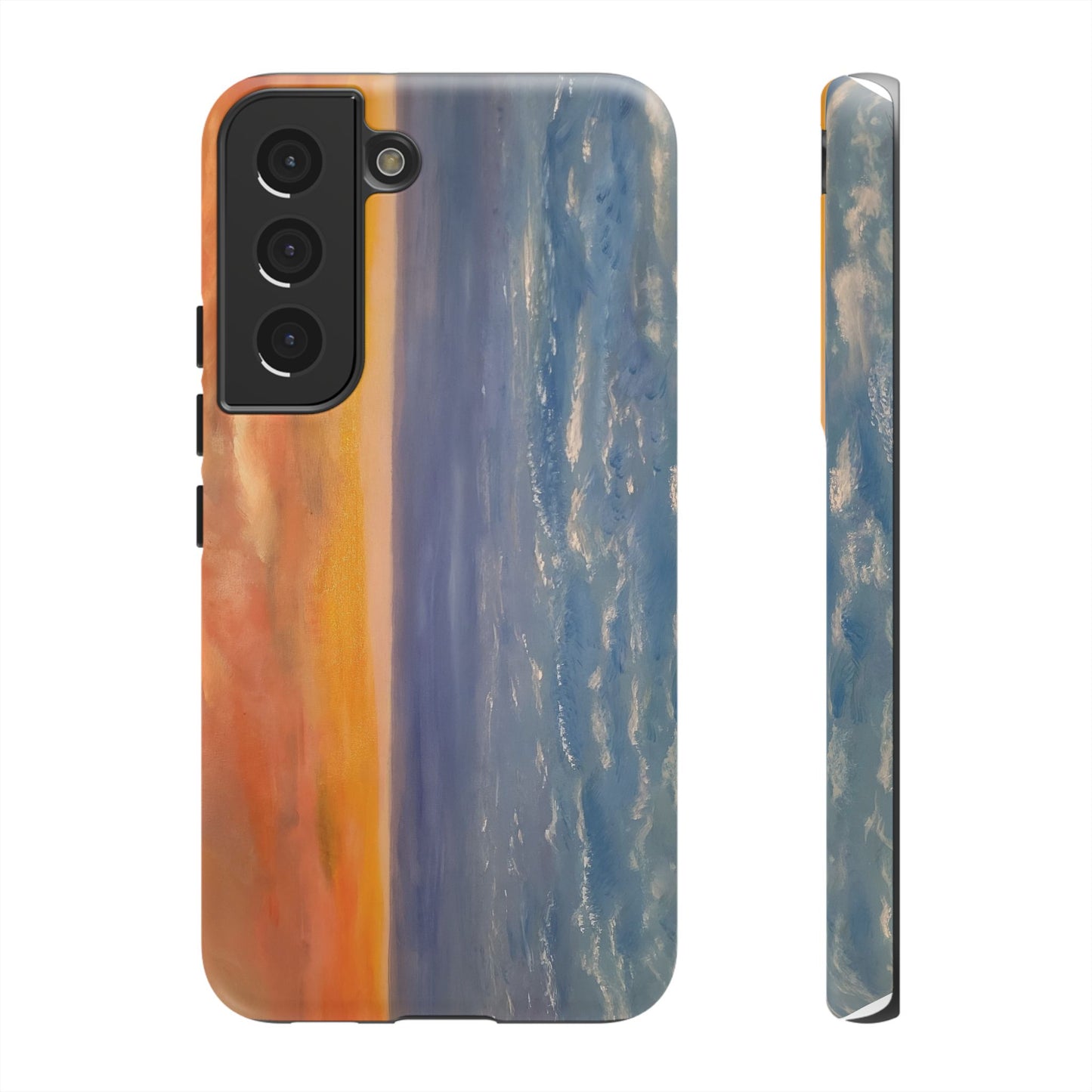 Artistic Ocean Sunset Phone Case - Tough and Stylish Protection