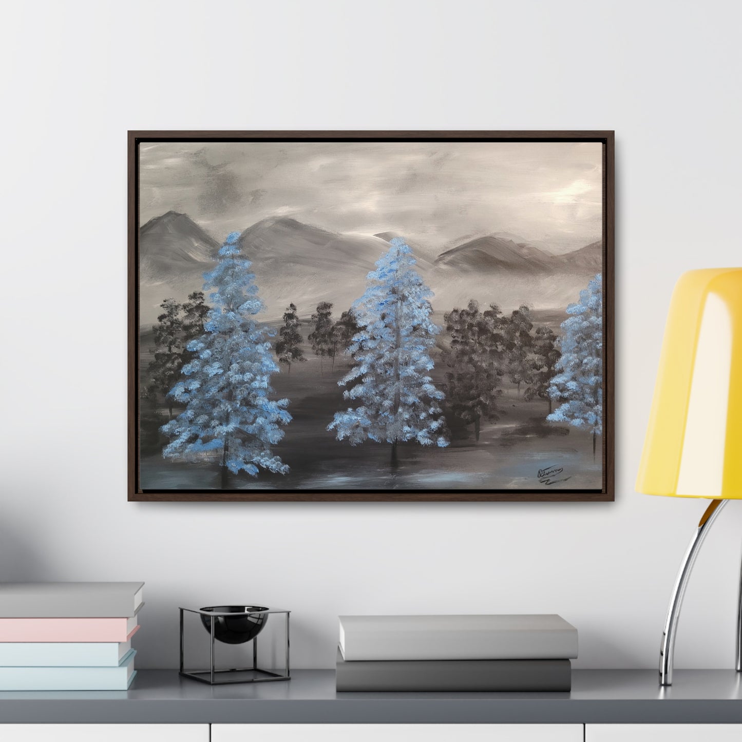 Valley Of Trees - Gallery Canvas Wraps, Horizontal Frame