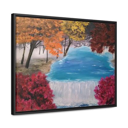 Descending Waters - Gallery Canvas Wraps, Horizontal Frame