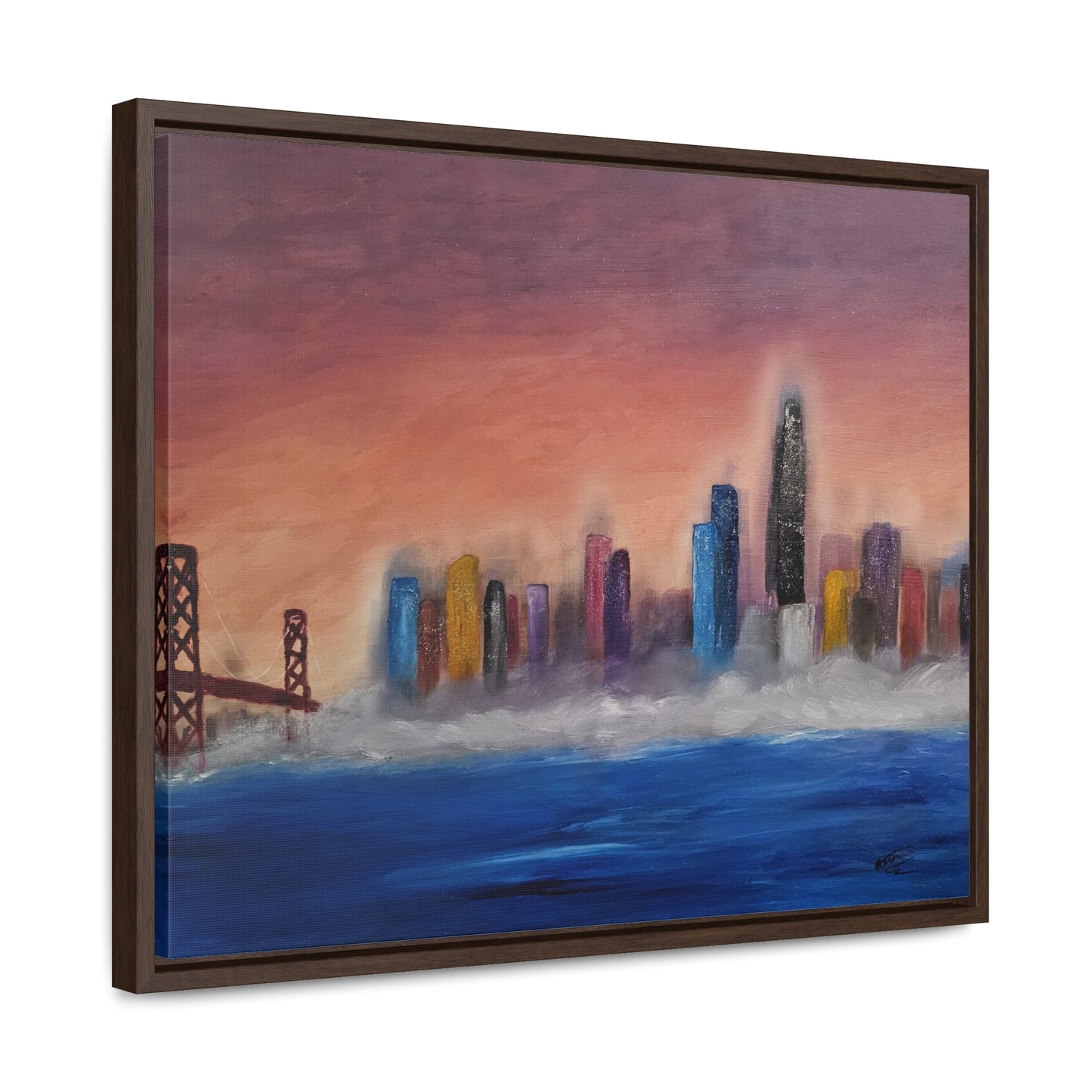 San Francisco Bay - Gallery Canvas Wraps, Horizontal Frame