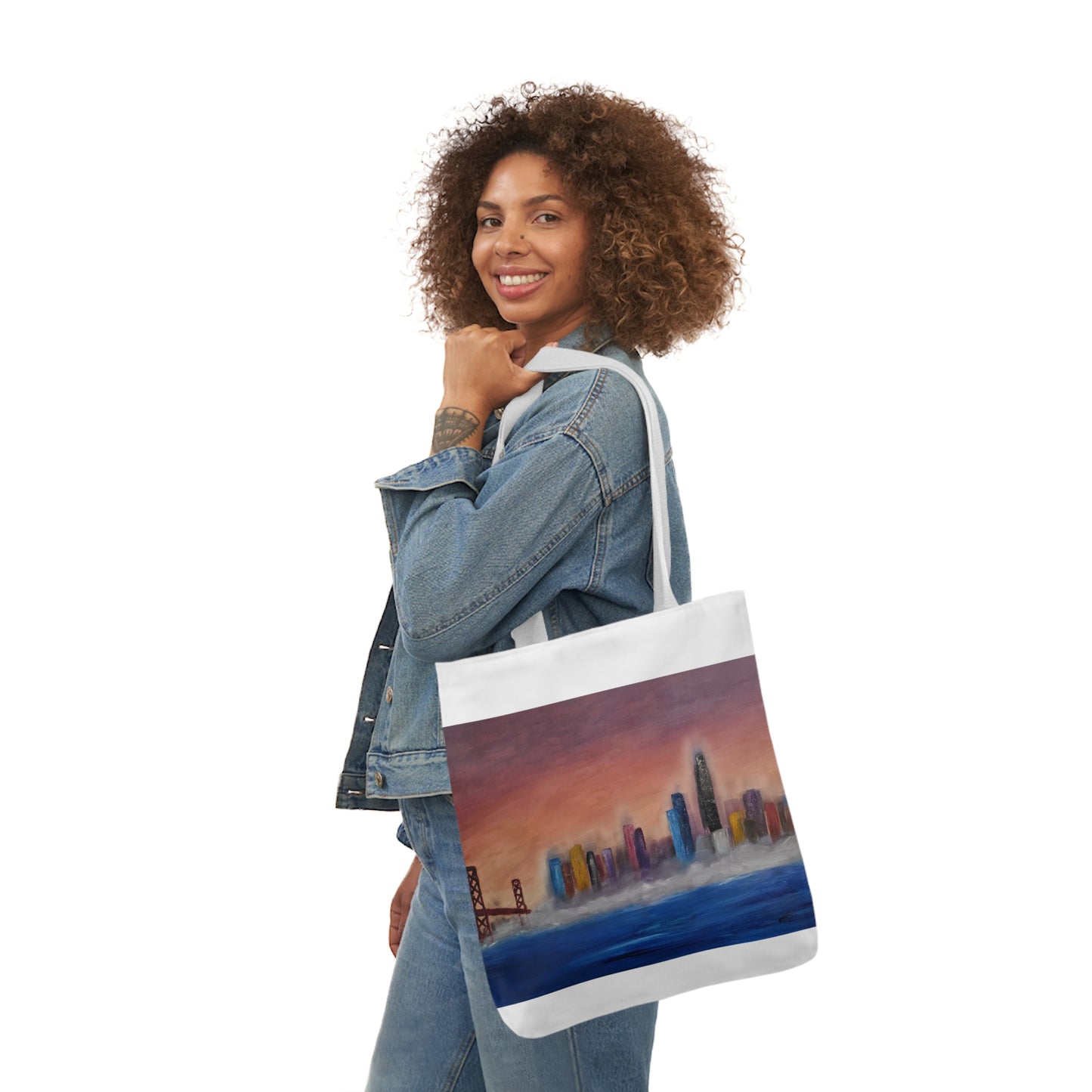 Canvas Tote Bag, San Francisco Bay Art