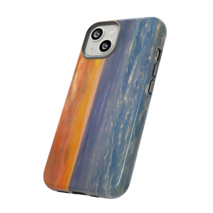 Artistic Ocean Sunset Phone Case - Tough and Stylish Protection