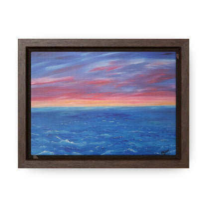 High Seas Sunset - Gallery Canvas Wraps, Horizontal Frame