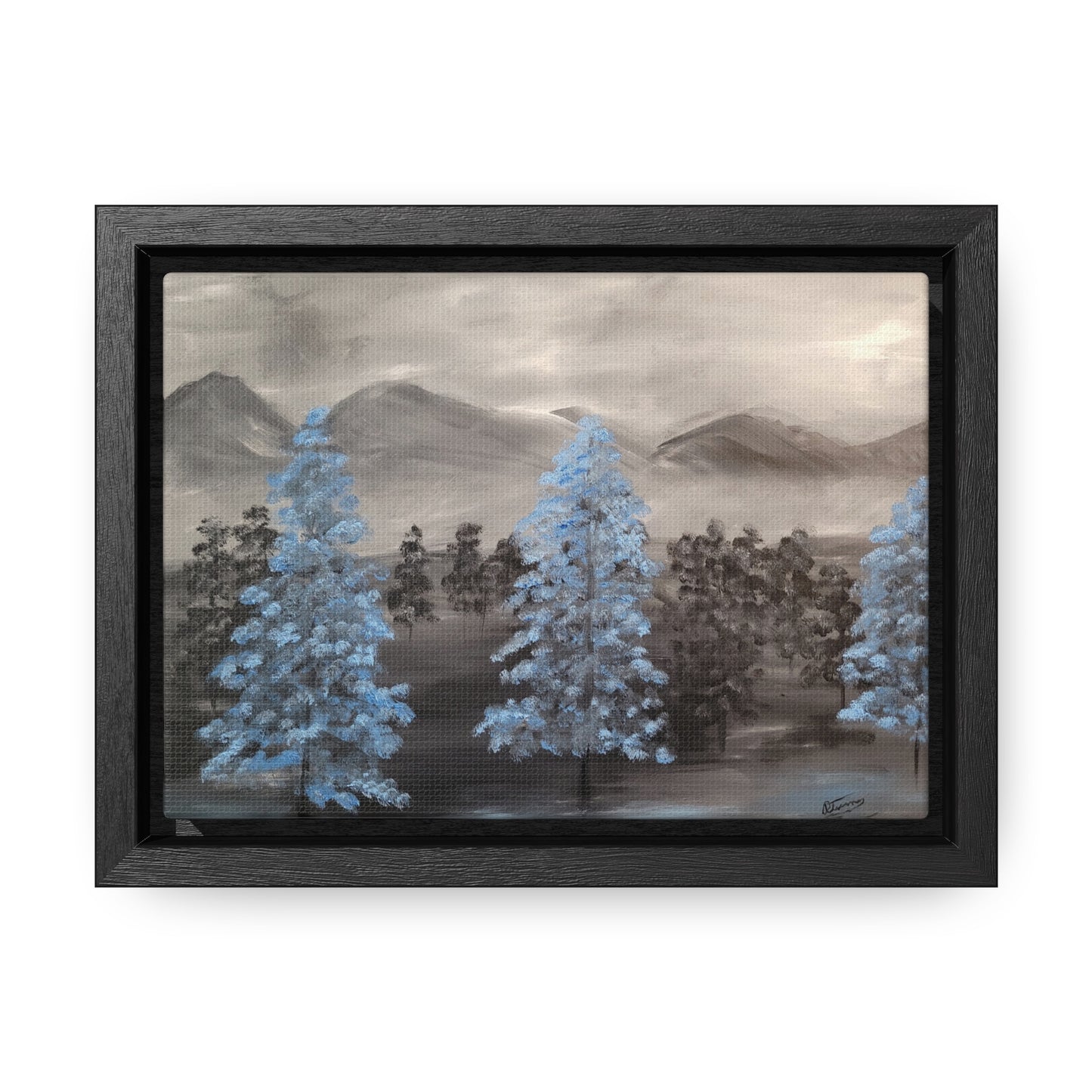 Valley Of Trees - Gallery Canvas Wraps, Horizontal Frame