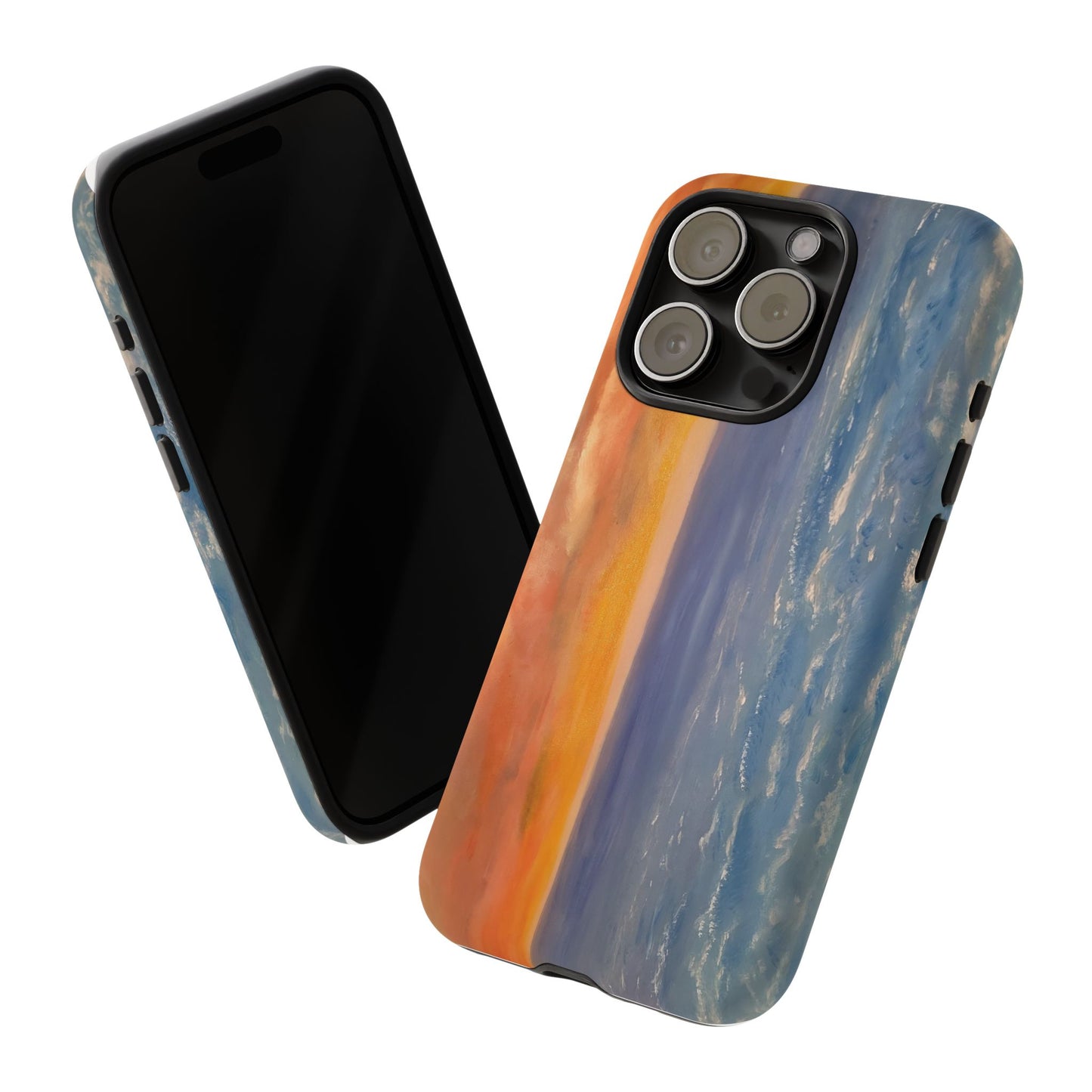 Artistic Ocean Sunset Phone Case - Tough and Stylish Protection