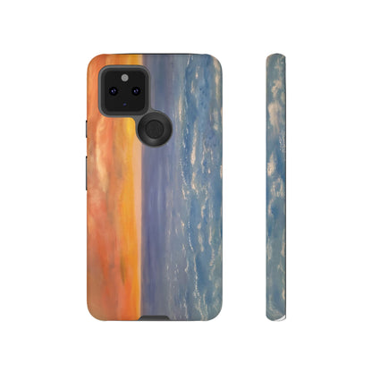 Artistic Ocean Sunset Phone Case - Tough and Stylish Protection